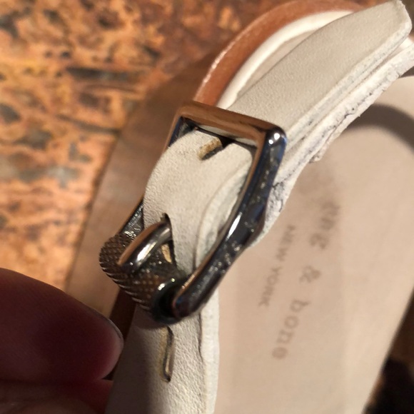 rag & bone sandal. White/cream. Size 39 - Picture 9 of 11